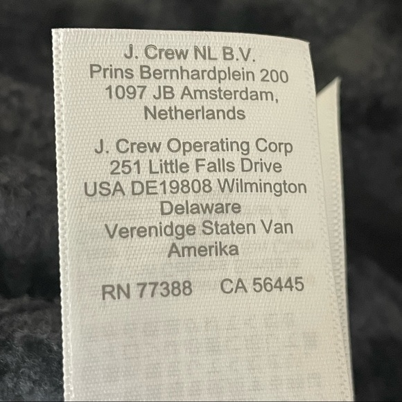 J.CREW NWT QUILTED BUTTON NECK SHERPA TUNIC JACKET GRAY BLACK LEOPARD PRINT SMAL - Picture 10 of 10